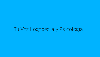 Tu Voz Logopedia y Psicología